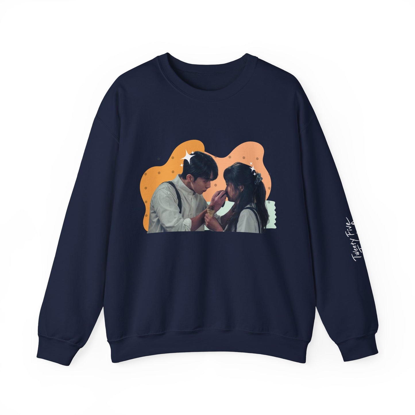 'Twenty Five Twenty One' Ice Cream Unisex Sweatshirt with Titled Sleeve