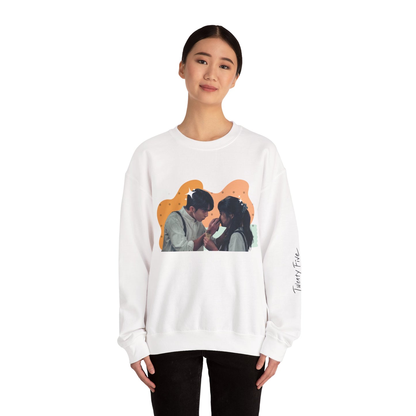 'Twenty Five Twenty One' Ice Cream Unisex Sweatshirt with Titled Sleeve