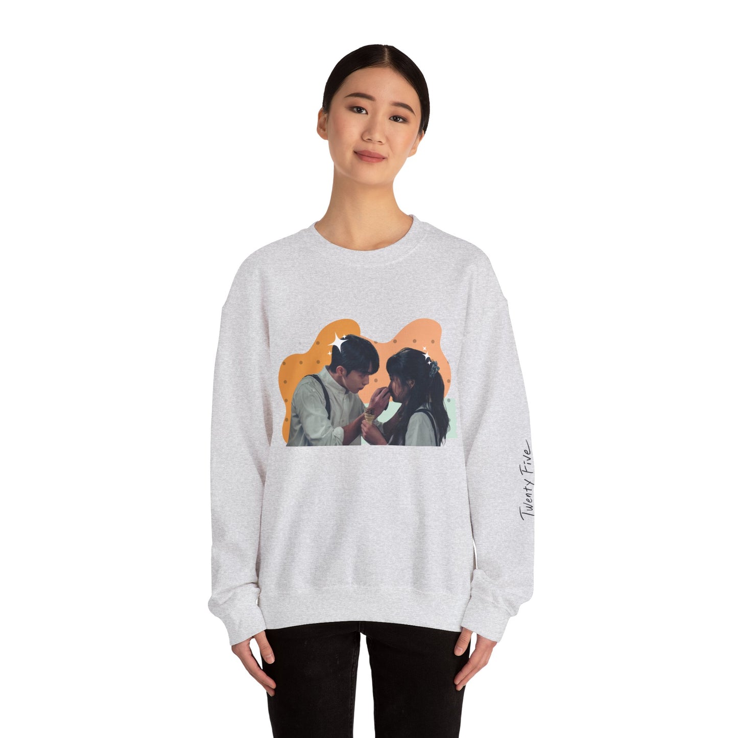 'Twenty Five Twenty One' Ice Cream Unisex Sweatshirt with Titled Sleeve