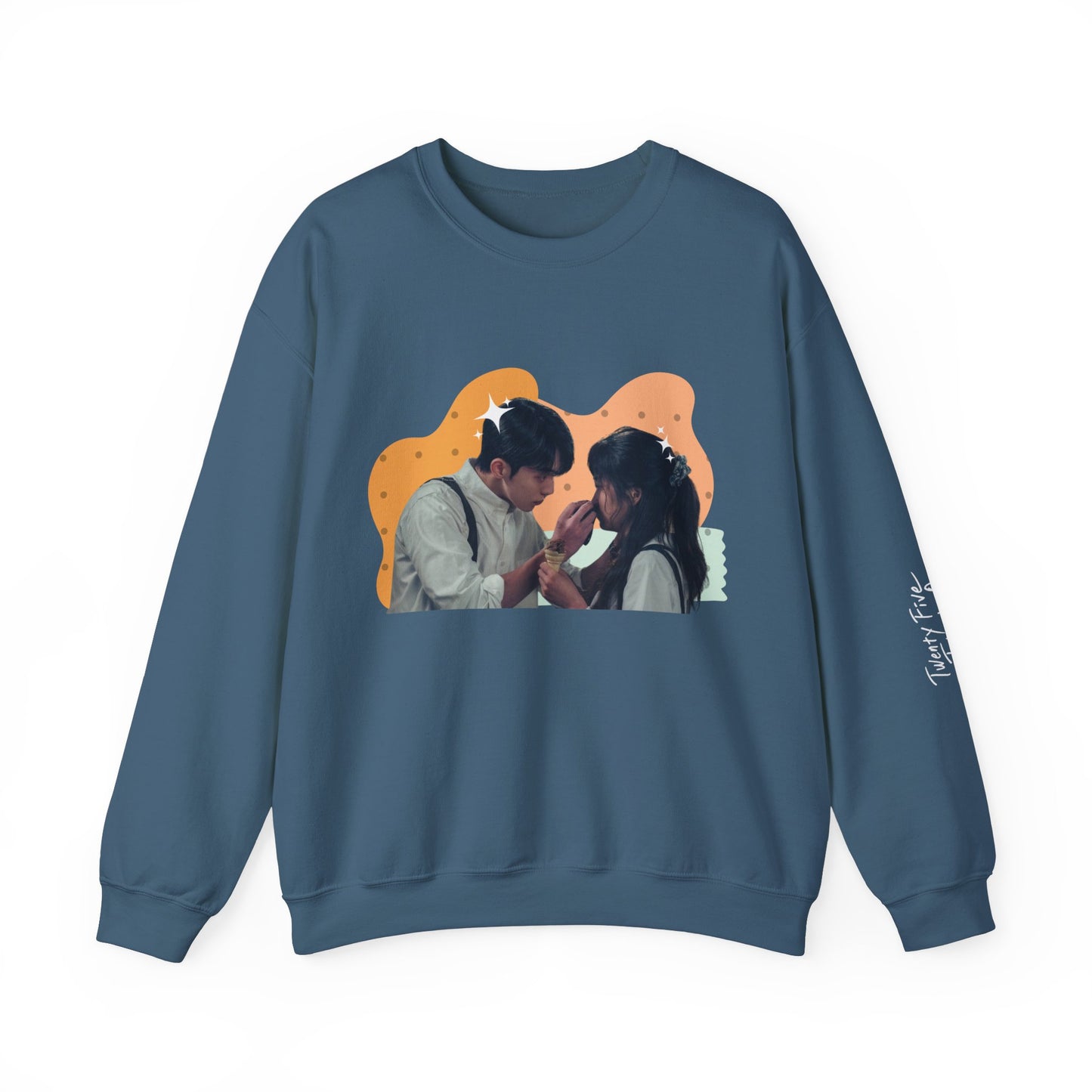 'Twenty Five Twenty One' Ice Cream Unisex Sweatshirt with Titled Sleeve