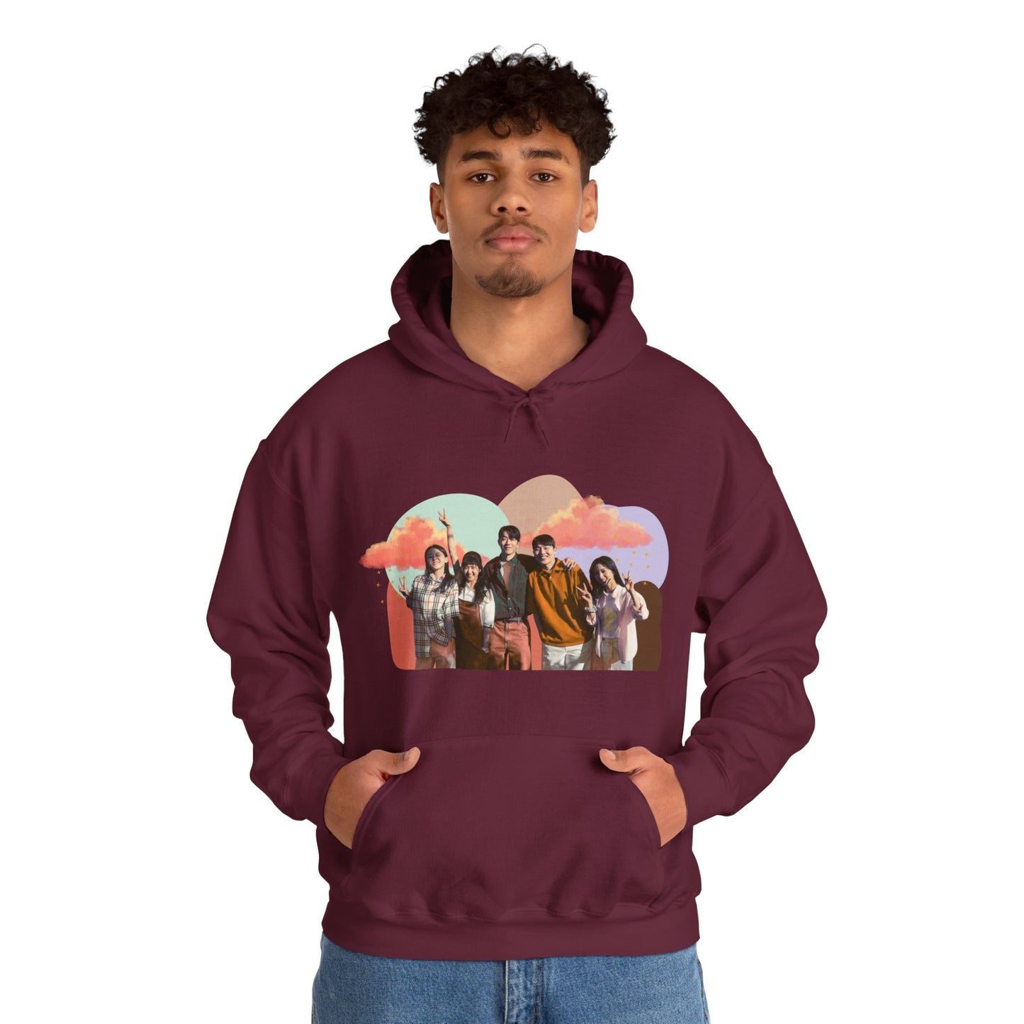 'Twenty Five Twenty One' Beach Scene Unisex Hoodie