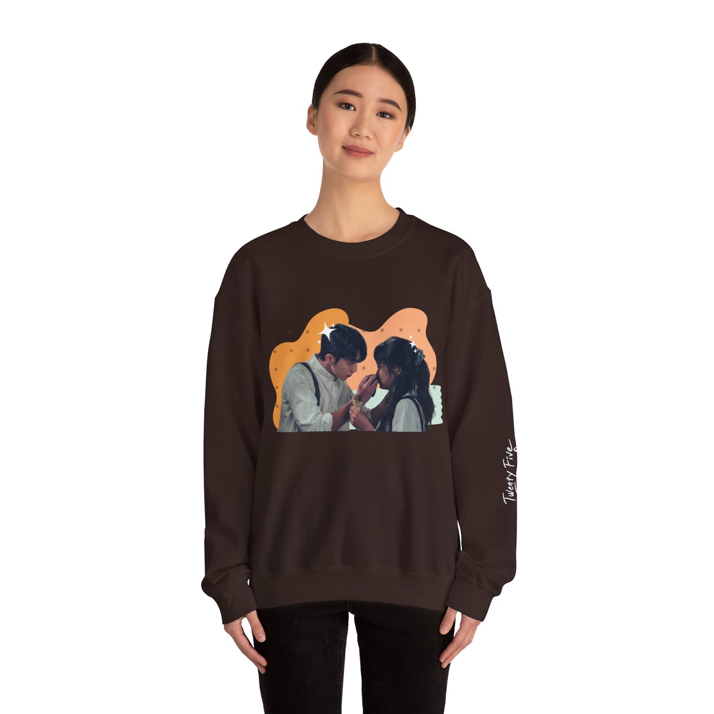 'Twenty Five Twenty One' Ice Cream Unisex Sweatshirt with Titled Sleeve