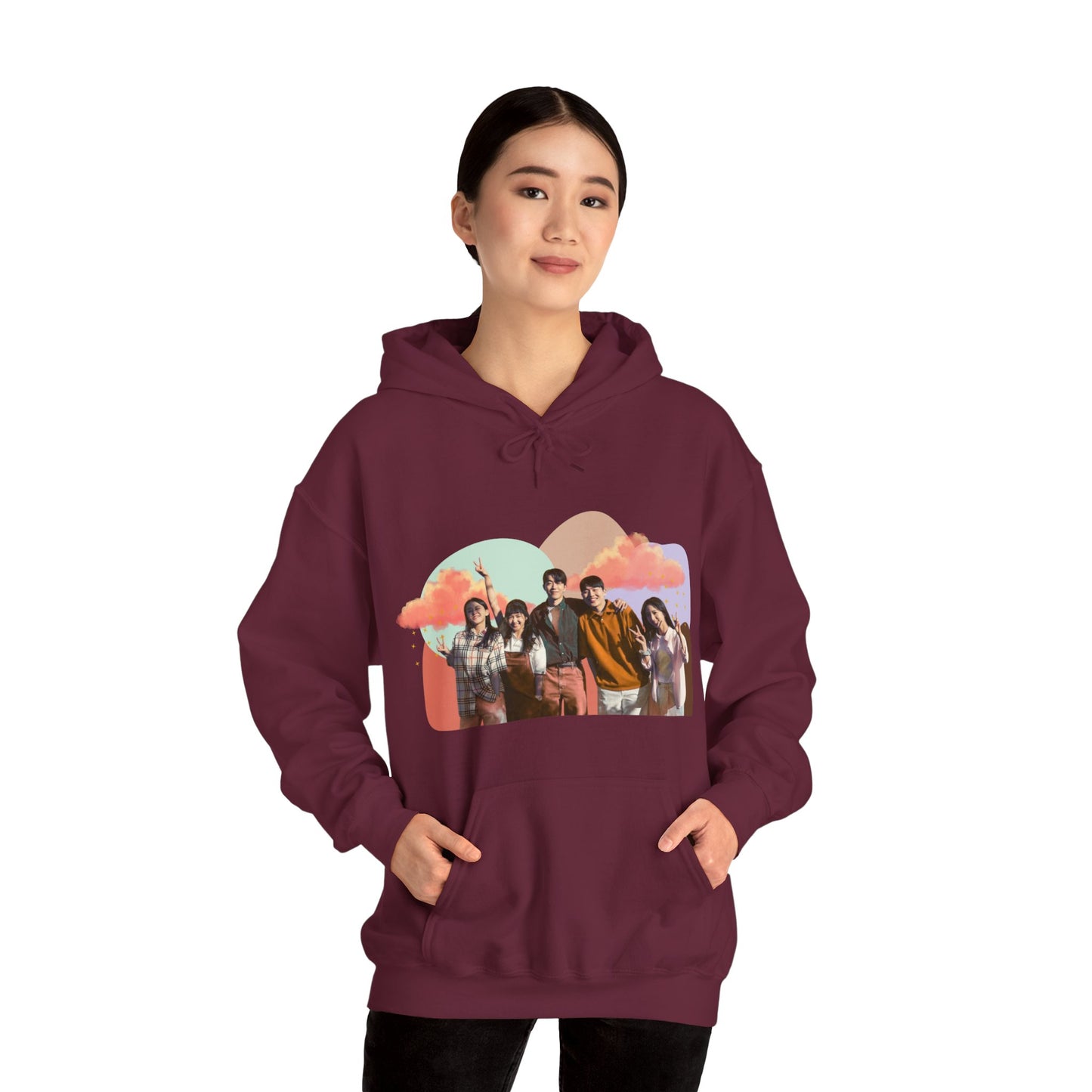 'Twenty Five Twenty One' Beach Scene Unisex Hoodie