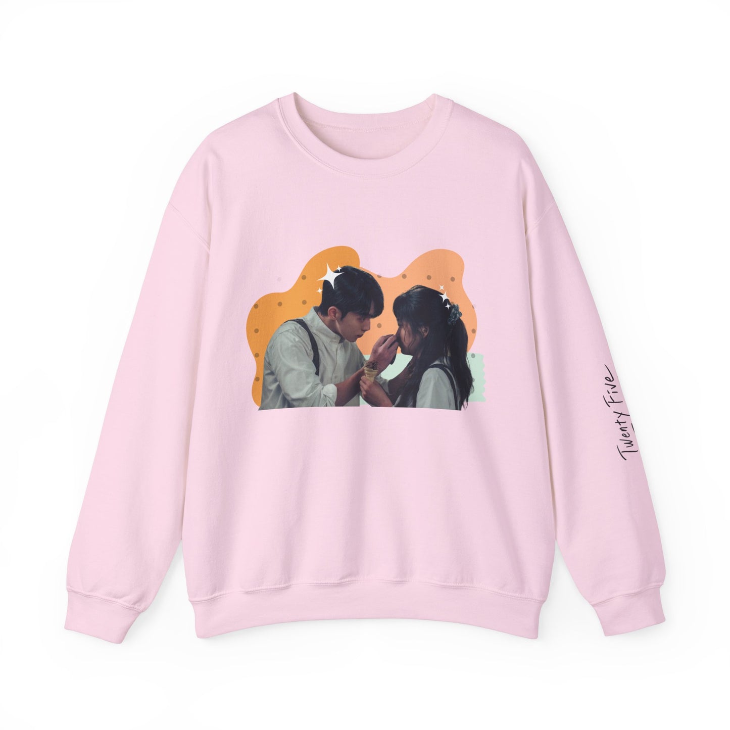 'Twenty Five Twenty One' Ice Cream Unisex Sweatshirt with Titled Sleeve
