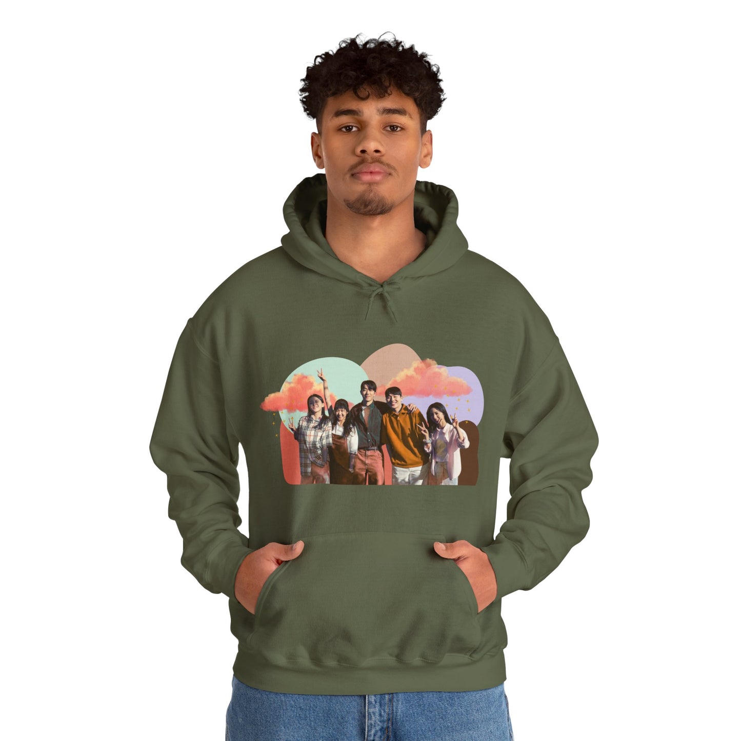 'Twenty Five Twenty One' Beach Scene Unisex Hoodie