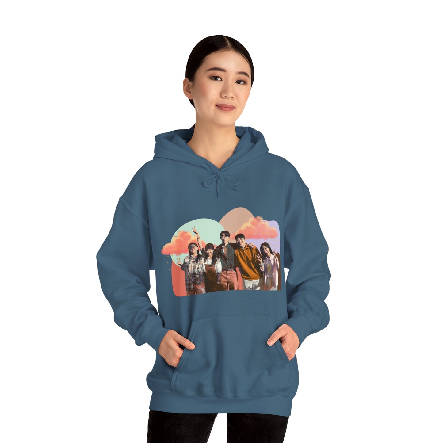 'Twenty Five Twenty One' Beach Scene Unisex Hoodie