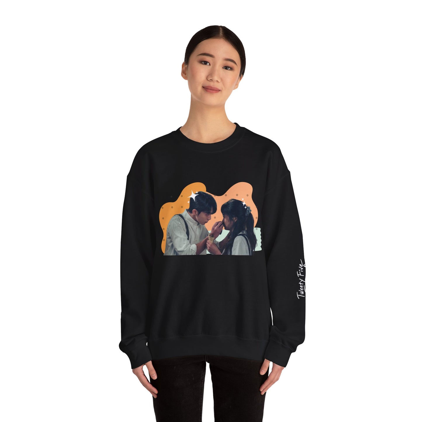 'Twenty Five Twenty One' Ice Cream Unisex Sweatshirt with Titled Sleeve