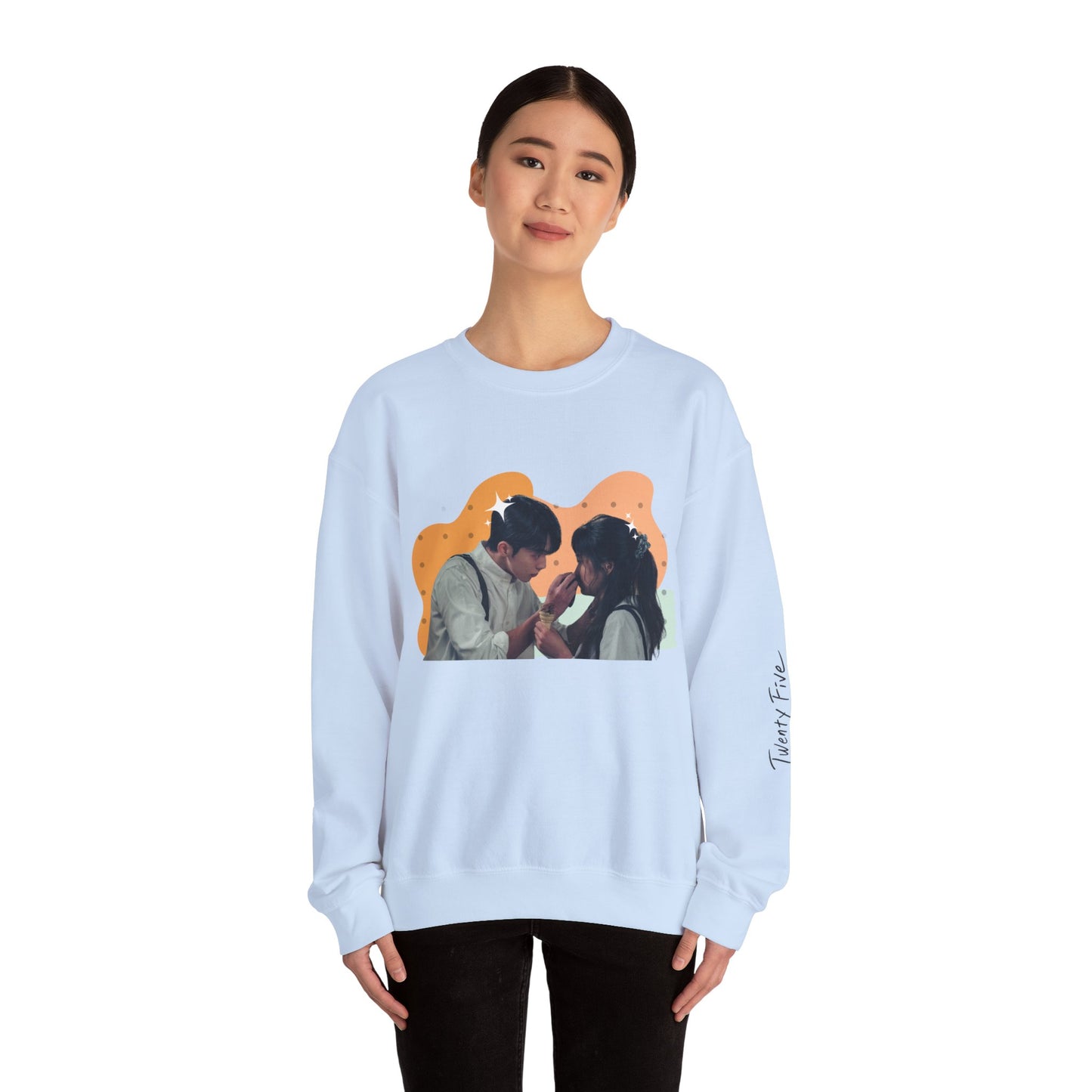 'Twenty Five Twenty One' Ice Cream Unisex Sweatshirt with Titled Sleeve