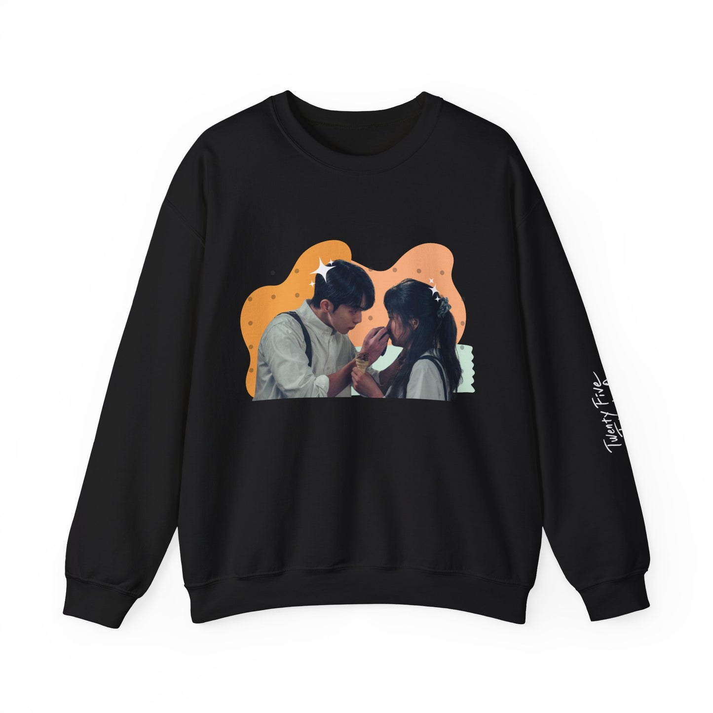 'Twenty Five Twenty One' Ice Cream Unisex Sweatshirt with Titled Sleeve