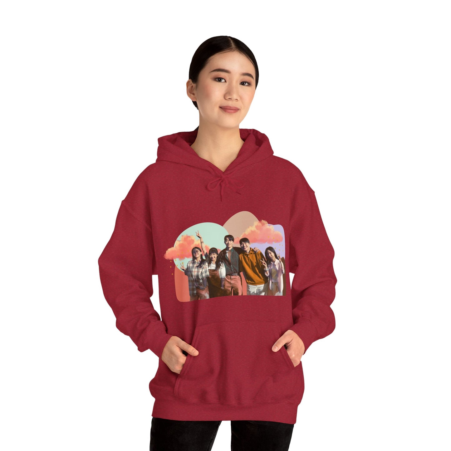 'Twenty Five Twenty One' Beach Scene Unisex Hoodie