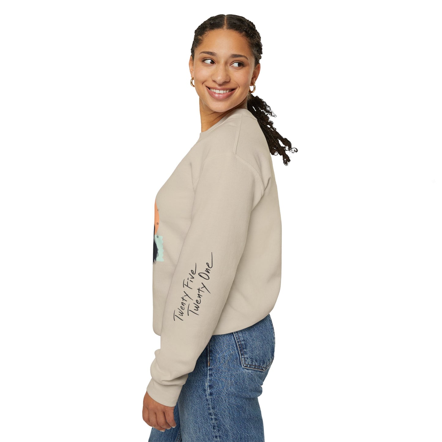 'Twenty Five Twenty One' Ice Cream Unisex Sweatshirt with Titled Sleeve