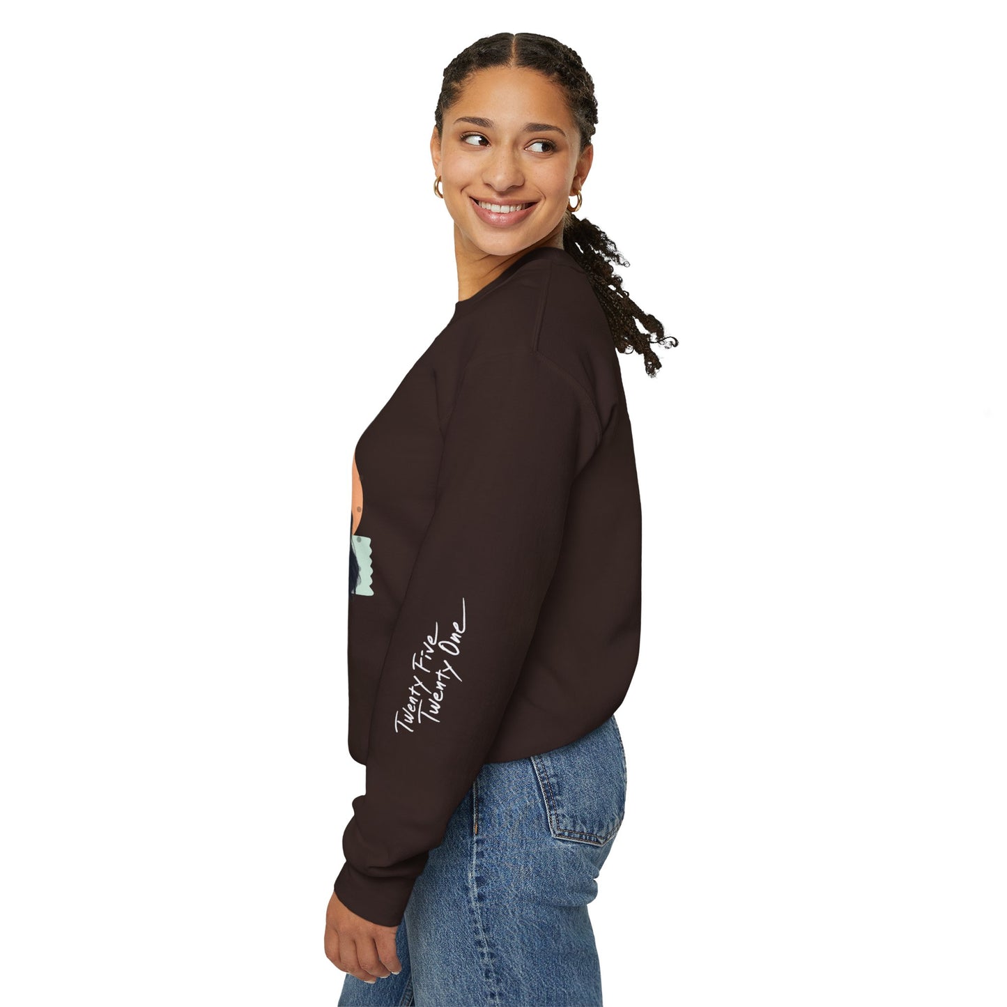 'Twenty Five Twenty One' Ice Cream Unisex Sweatshirt with Titled Sleeve
