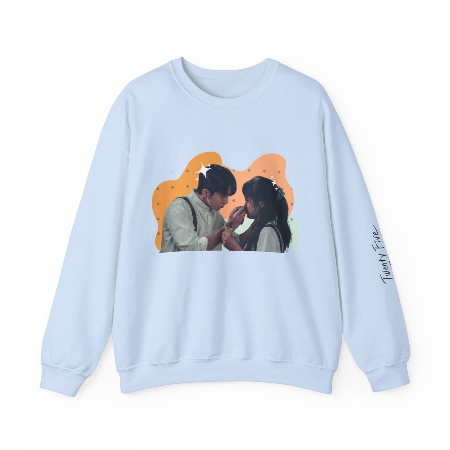 'Twenty Five Twenty One' Ice Cream Unisex Sweatshirt with Titled Sleeve