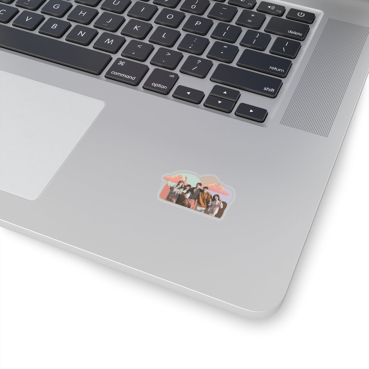 'Twenty Five Twenty One' Beach Scene Sticker