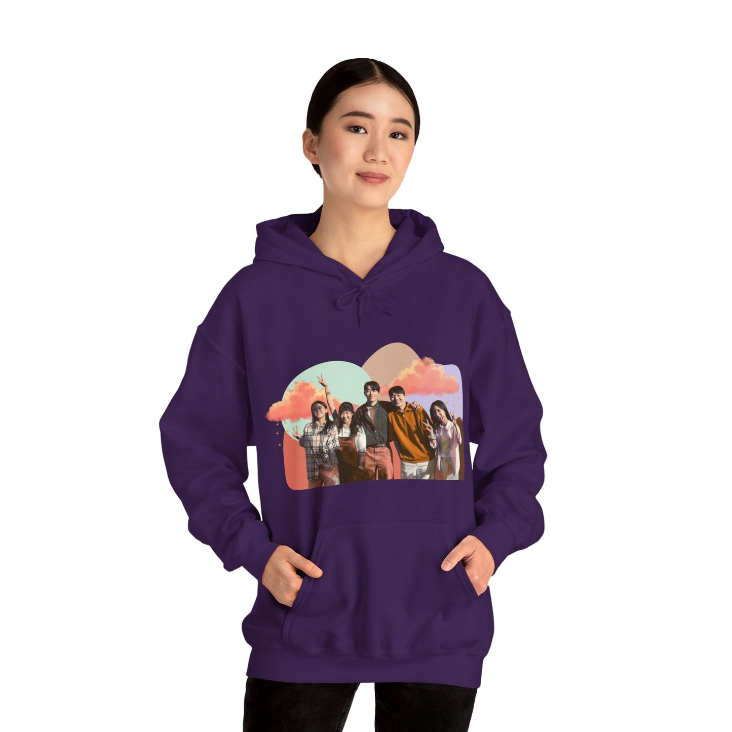 'Twenty Five Twenty One' Beach Scene Unisex Hoodie