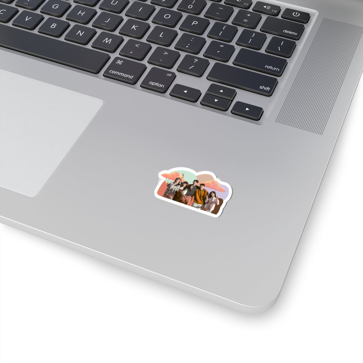'Twenty Five Twenty One' Beach Scene Sticker