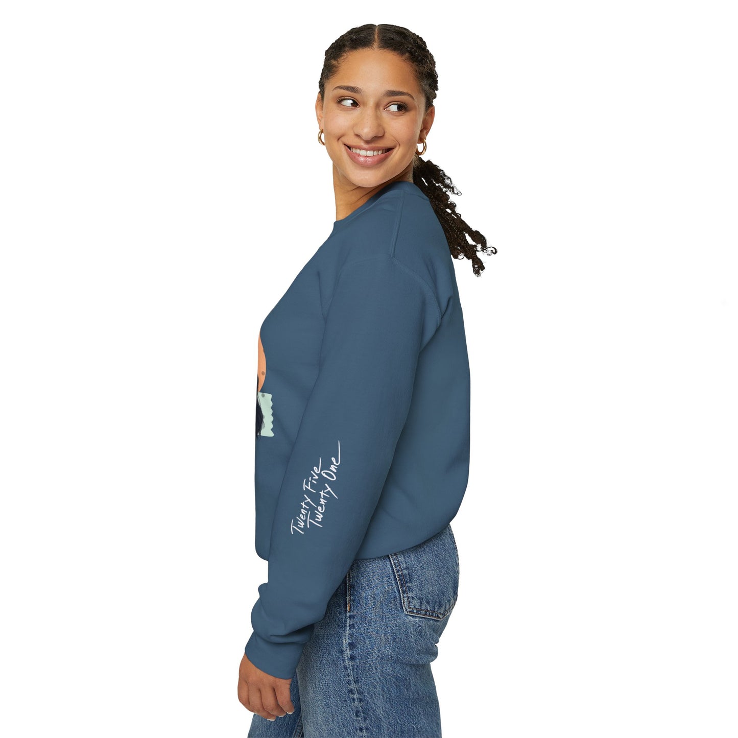 'Twenty Five Twenty One' Ice Cream Unisex Sweatshirt with Titled Sleeve