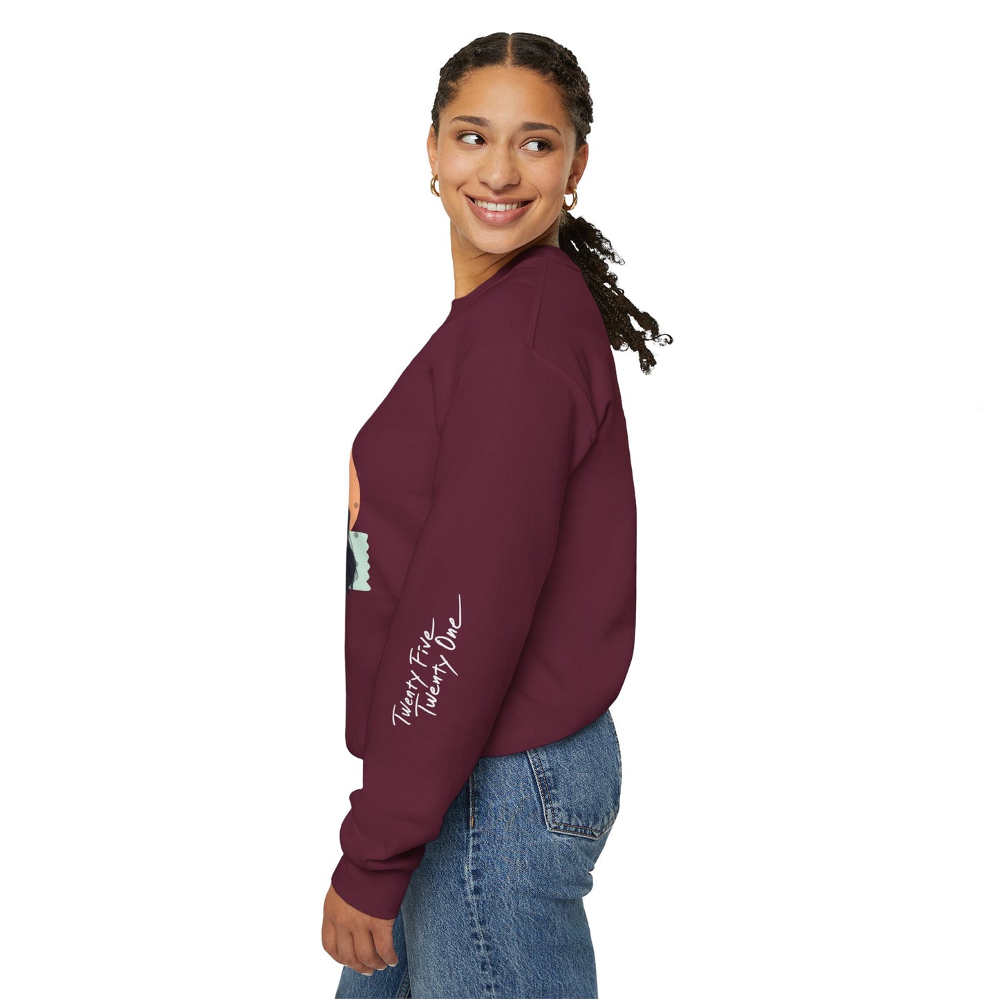 'Twenty Five Twenty One' Ice Cream Unisex Sweatshirt with Titled Sleeve