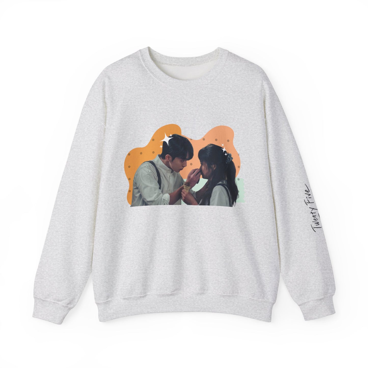 'Twenty Five Twenty One' Ice Cream Unisex Sweatshirt with Titled Sleeve