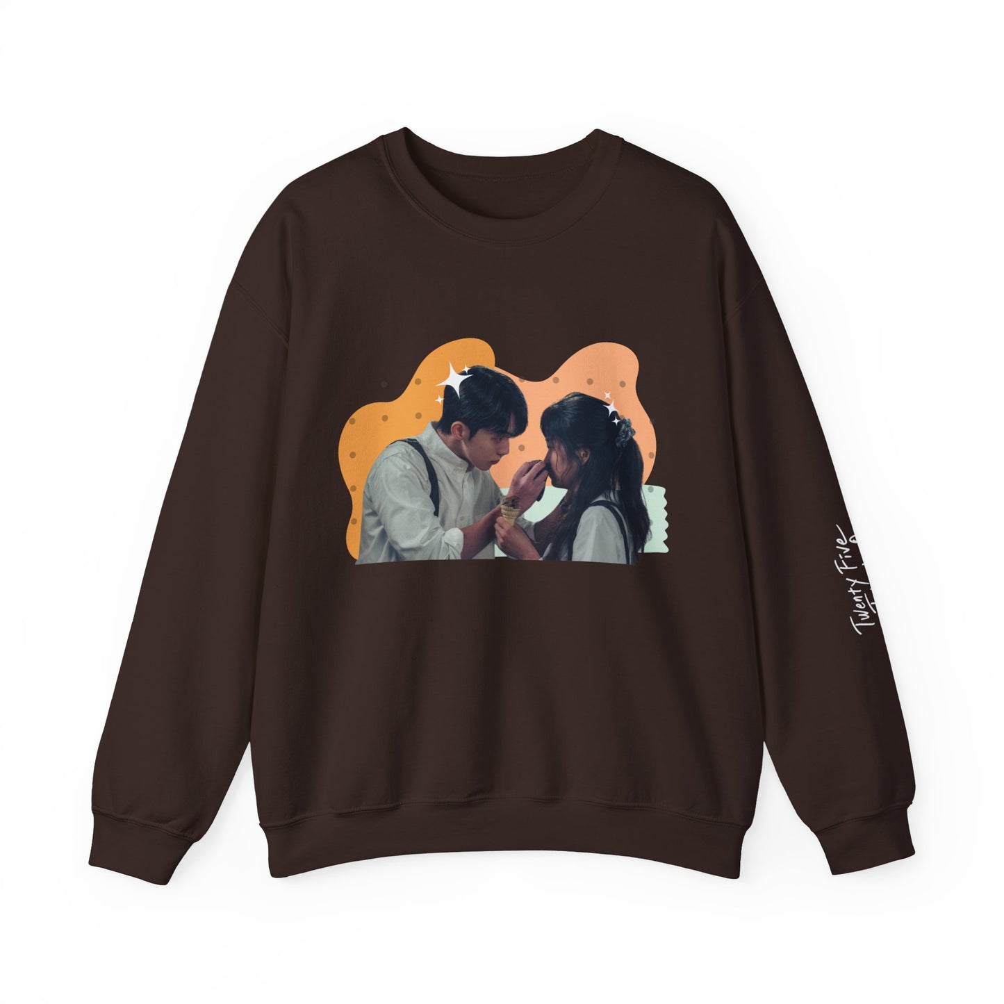 'Twenty Five Twenty One' Ice Cream Unisex Sweatshirt with Titled Sleeve