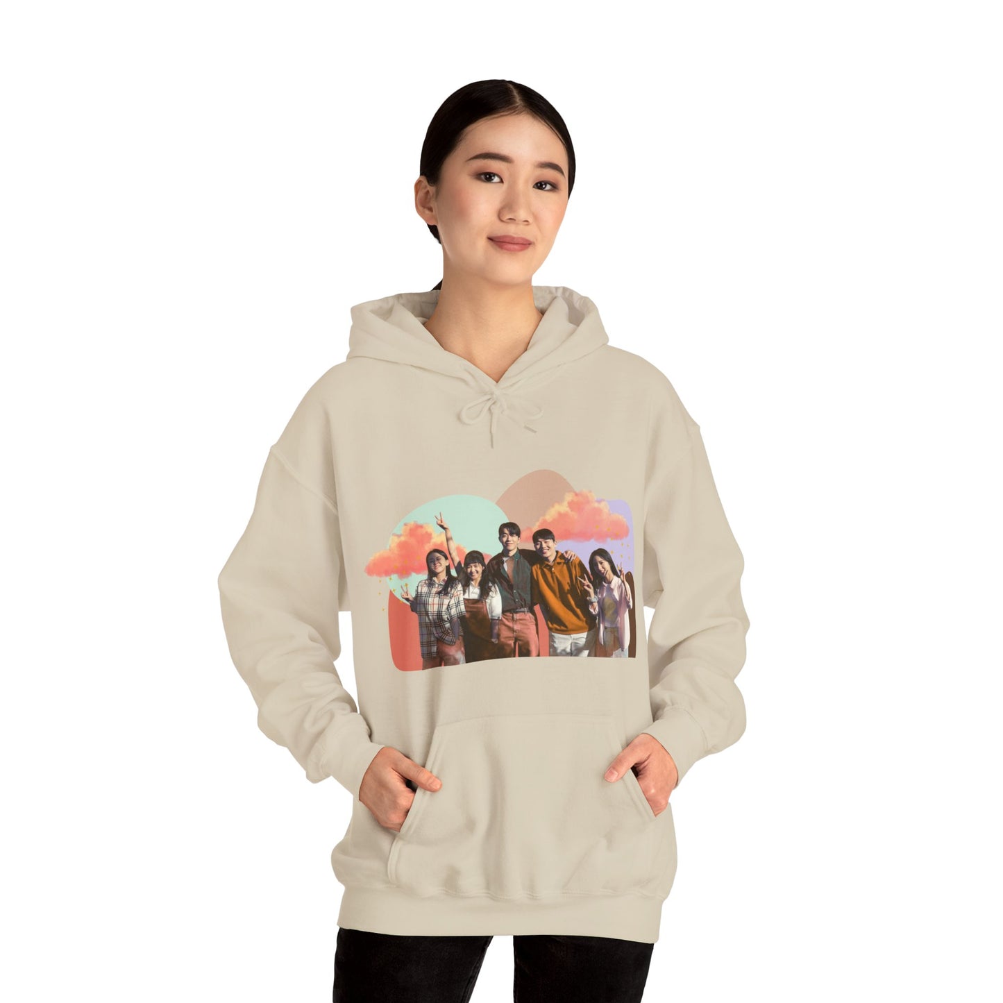 'Twenty Five Twenty One' Beach Scene Unisex Hoodie