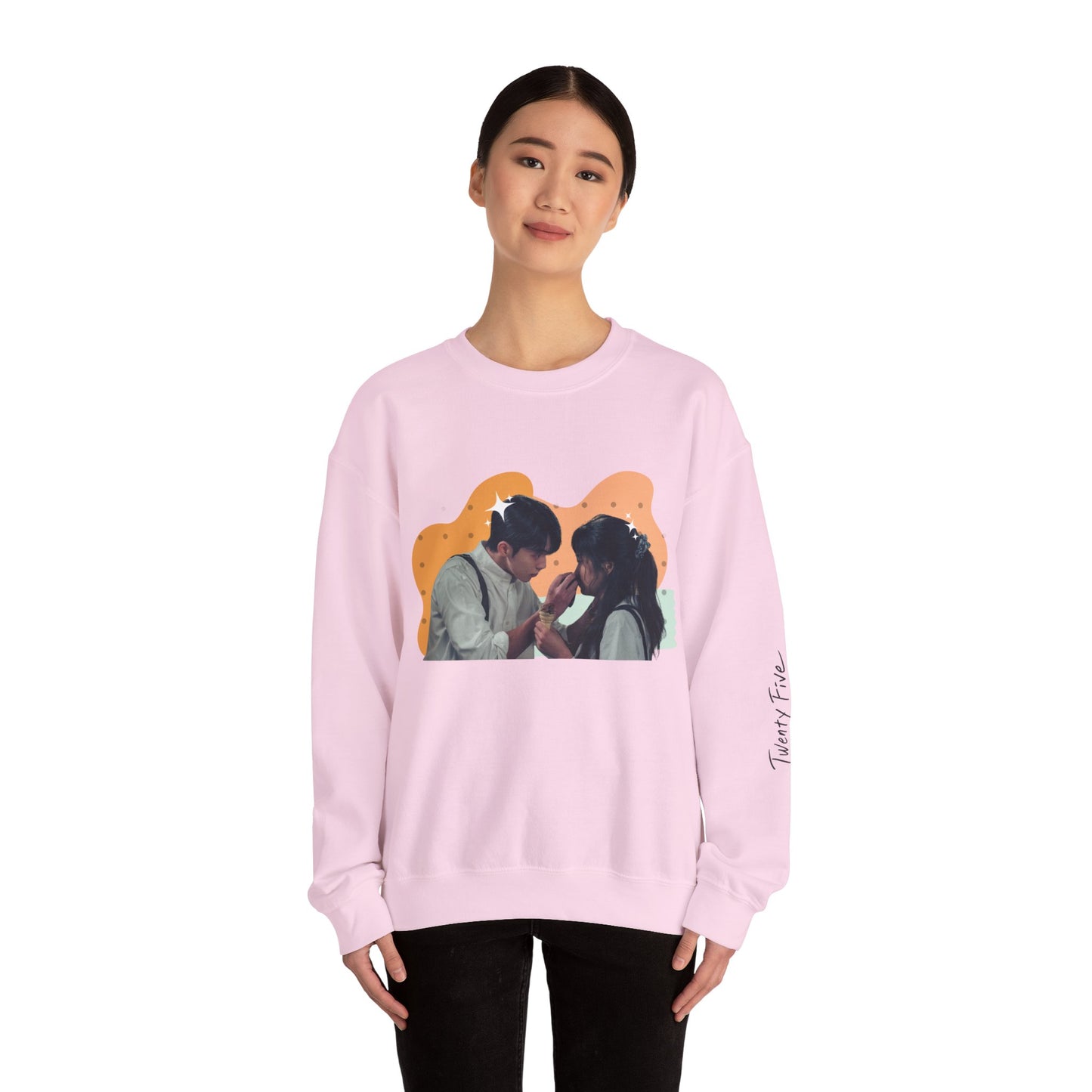 'Twenty Five Twenty One' Ice Cream Unisex Sweatshirt with Titled Sleeve