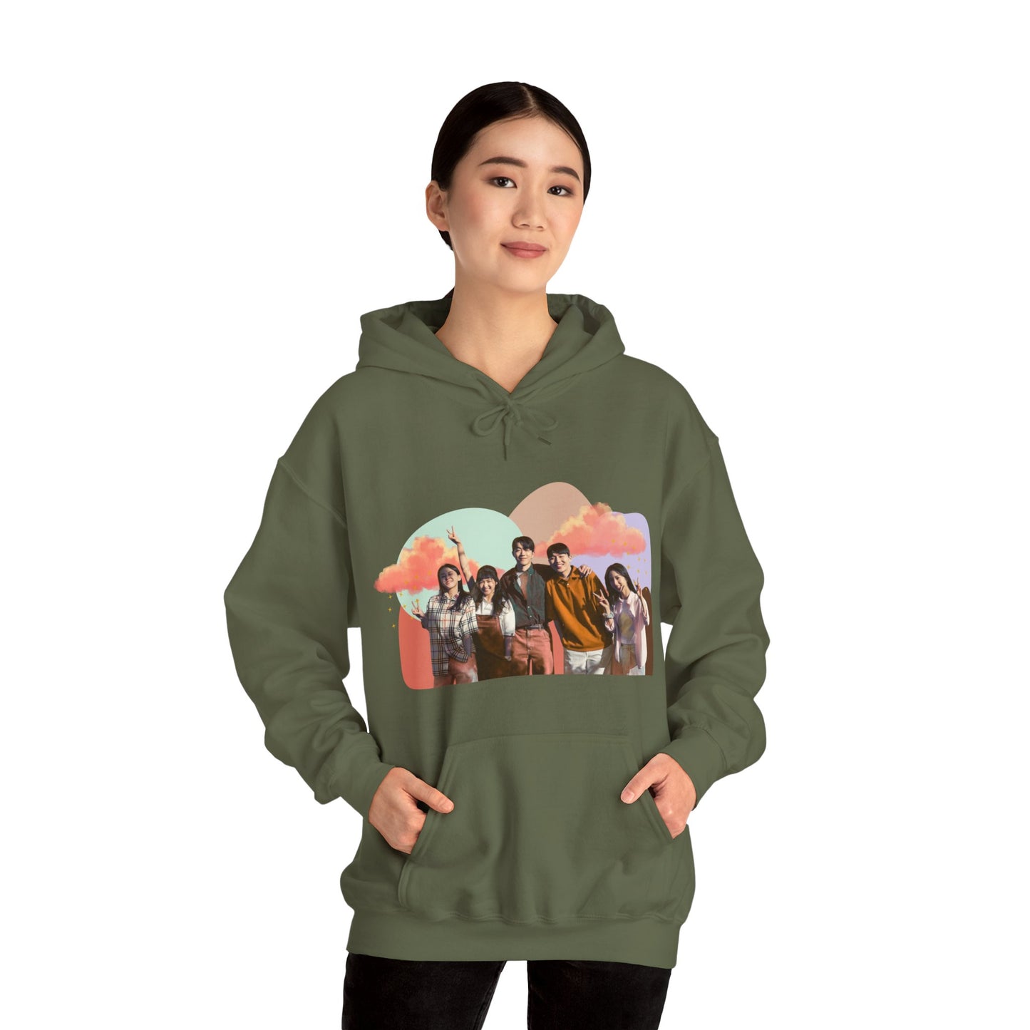 'Twenty Five Twenty One' Beach Scene Unisex Hoodie