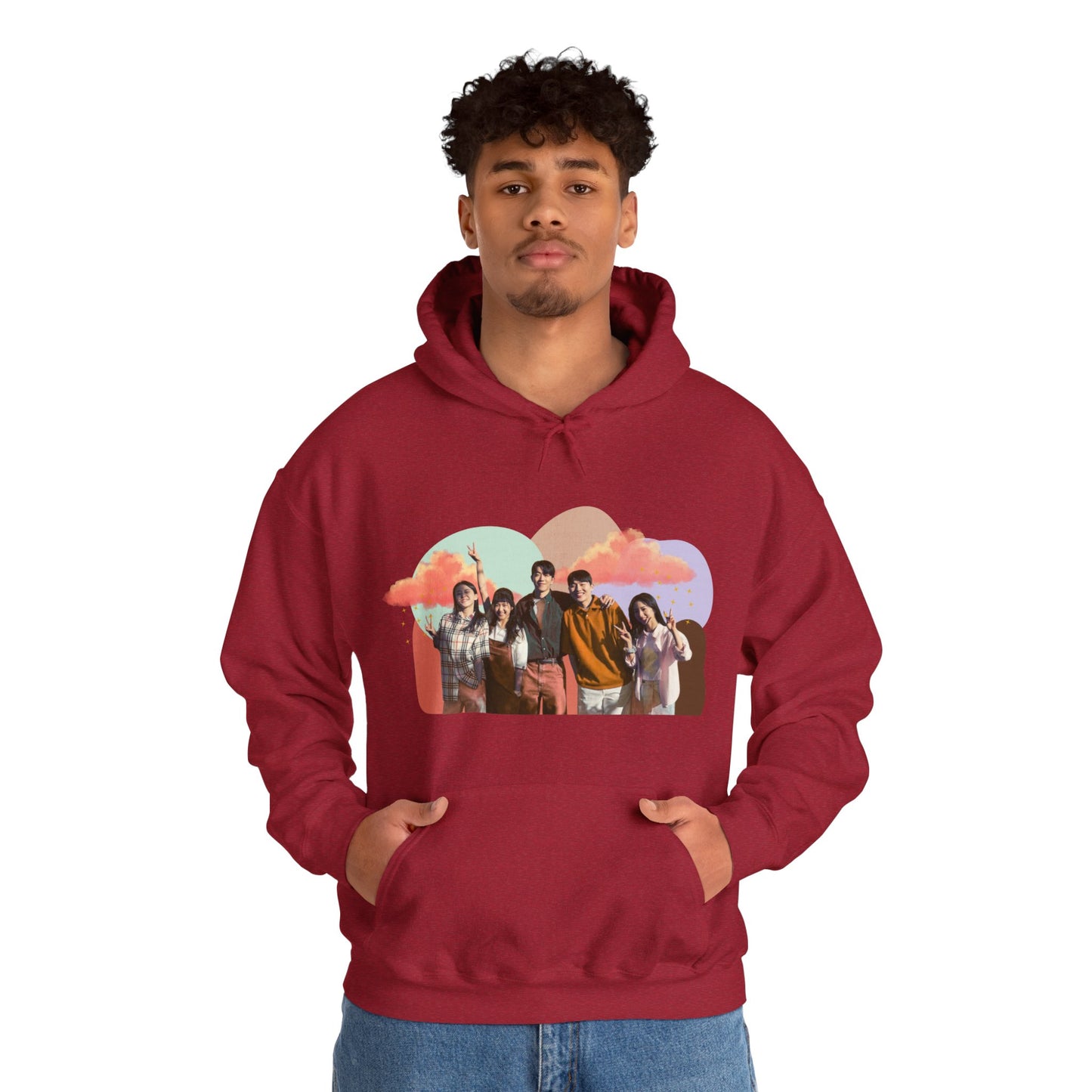 'Twenty Five Twenty One' Beach Scene Unisex Hoodie