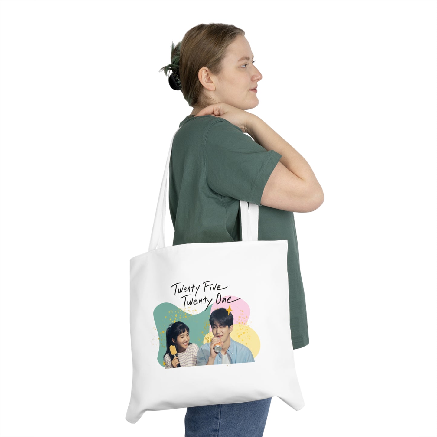 'Twenty Five Twenty One' Black Tote Bag