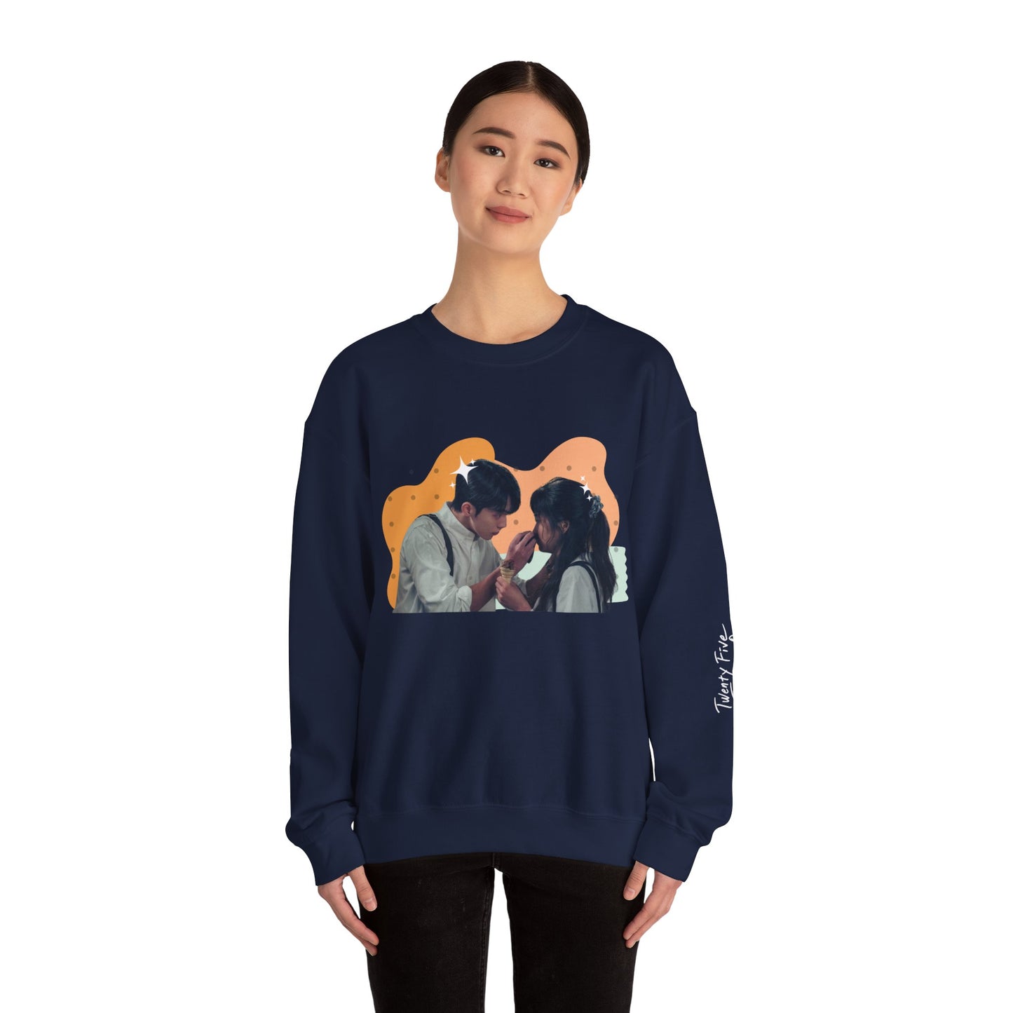 'Twenty Five Twenty One' Ice Cream Unisex Sweatshirt with Titled Sleeve