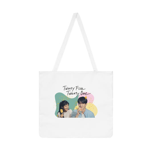 'Twenty Five Twenty One' Black Tote Bag
